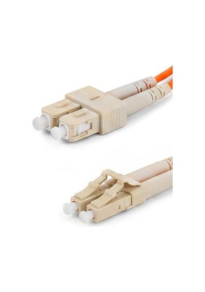 Alfafonet Sc/pc-lc/pc Multimode Om2 Dupleks 10 Metre Fiber Patch Cord