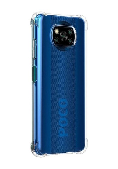 Xiaomi Poco X3 Pro Şeffaf Airbag Köşe Korumalı Antishock Silikon Kapak