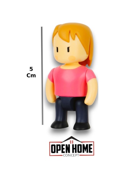 Stumble Guys 5 Cm Tekli Figür - Ms Stumble 1 Adet