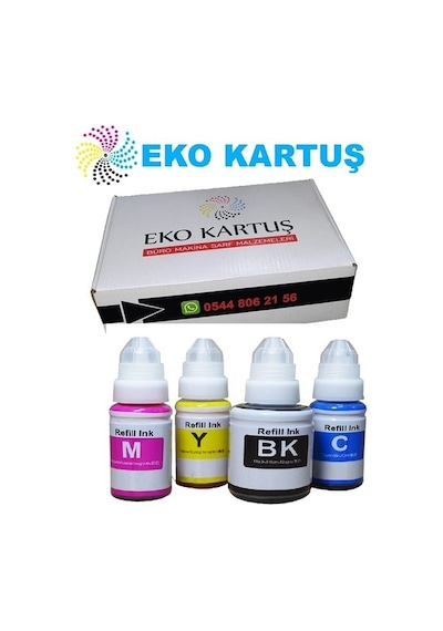 Eko Kartuş Canon Pixma G1400 Uyumlu Mürekkep,