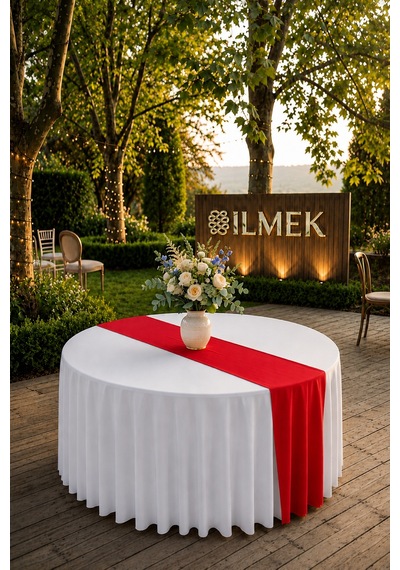 Dertsiz Runner Ütü İstemez, Leke Tutmaz Düğün, Davet, Organizasyon, Otel, Restoranlar Ve Ev İçin Kırmızı Kırmızı Dertsiz Runner Ütü İstemez, Leke Tutmaz Düğün, Davet, Organizasyon, Otel, Restoranlar Ve Ev İçin Kırmızı Kırmızı
