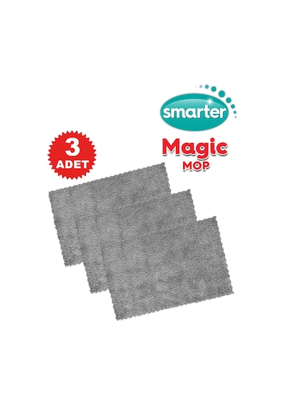 Smarter Magic Paspas Mandallı Yedek Mop 3'lü