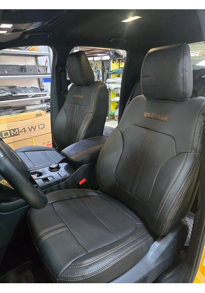 Ford Ranger Uyumlu Araca Özel Deri Oto Koltuk Kılıfı 158529 Siyah