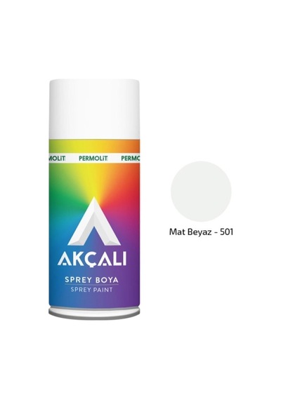 Akçalı Mat Beyaz Sprey Boya 400 Ml Beyaz Mat