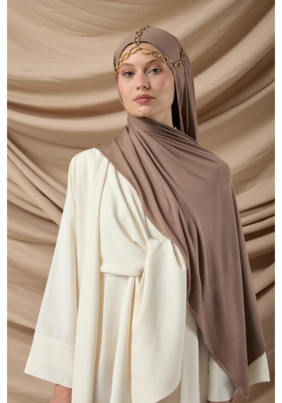 Silk Home Premium Penye Şal 65002-09 Koyu Vizon Çok Renkli
