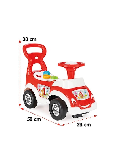 Pilsan Bultaklı İlk Arabam 07-826 Bebek Yürüme Yardımcısı Kırmızı