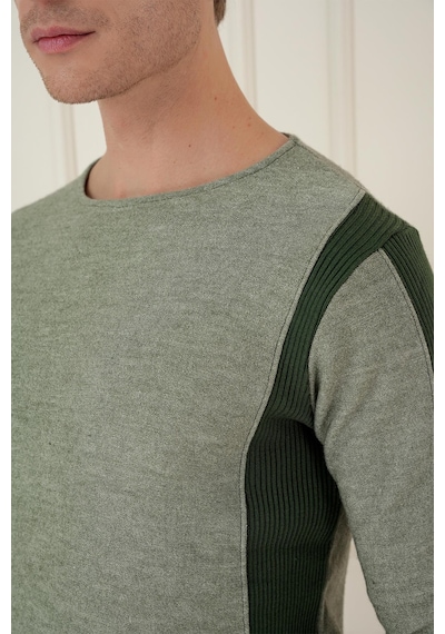 Efor Tr 871 Slim Fit Haki Klasik Triko Haki