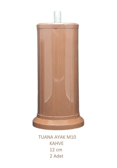 Tuana Ayak 12 cm M10 Cıvatalı Kahve (2 Adet)