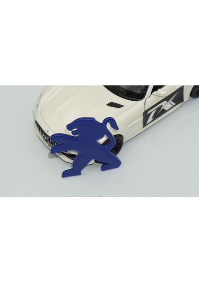 Dk Tuning Direksiyon Mavi Logo Amblem Arma Peugeot İle Uyumlu
