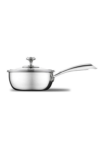 Jumbo Gourmet 3ply İndüksiyon Tabanlı Sos Tenceresi 16 Cm Çelik