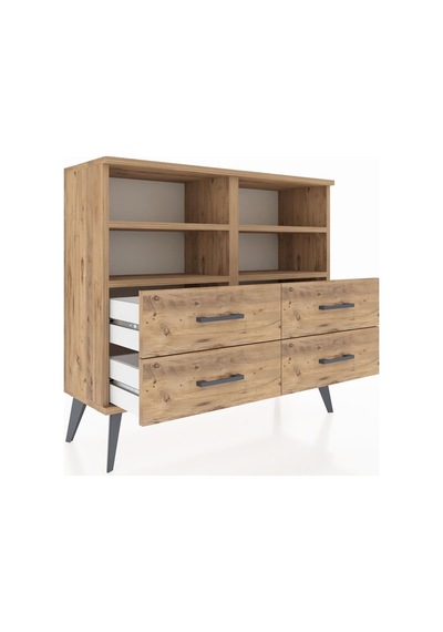 Arges Şifonyer 4 Raflı 4 Çekmeceli 88x30x80 Çam-çam Çam Arges Şifonyer 4 Raflı 4 Çekmeceli 88x30x80 Çam-çam Çam
