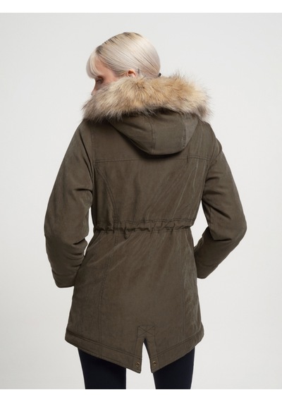 Loose Fit Kadın Mont Haki