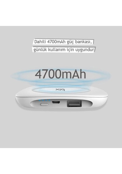 Lexroo Hb-g40 Kablosuz Şarj Özellikli 4700mah Powerbank Çok Renkli