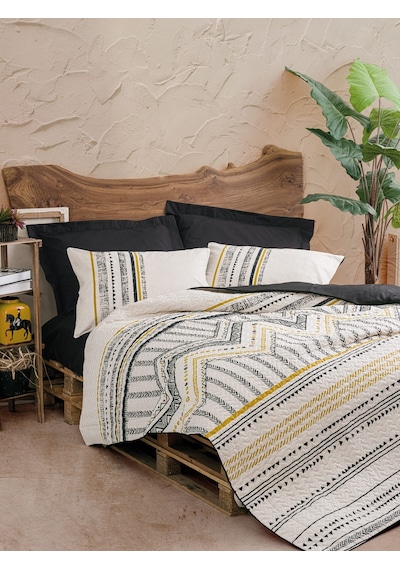 Cotton Box Ethnic Tek Kişilik Complete Set Elvira Siyah