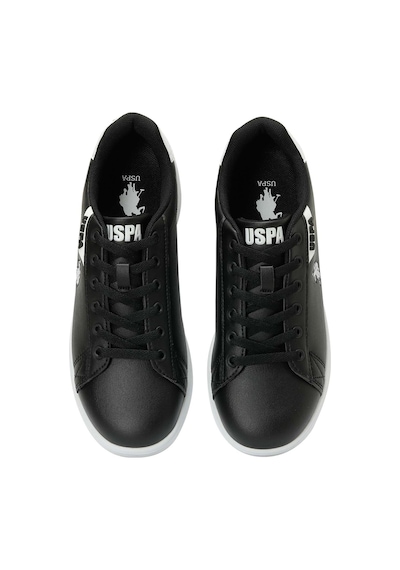 U.s. Polo Assn. Costa Wmn 5fx Siyah Kadın Sneaker Siyah-beyaz Siyah - Beyaz