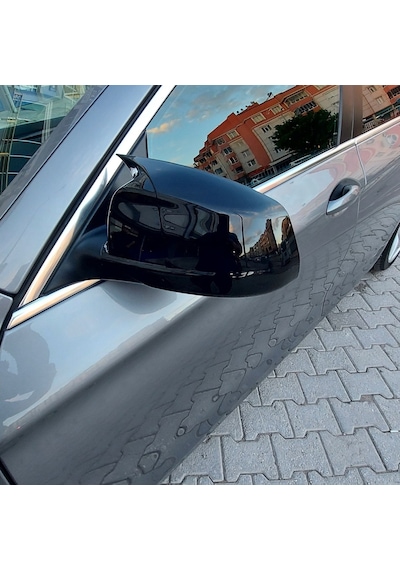 F10 2010-2013 Uyumlu Piano Black Abs Plastik Batman Yarasa Ayna Kapağı