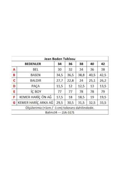 Kadın Kot Pantolon Gri Çok Renkli