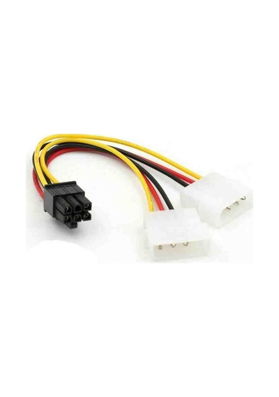 6 Pin 4 Pin Molex Sata Power Pci-E Ekran Kartı Kablosu