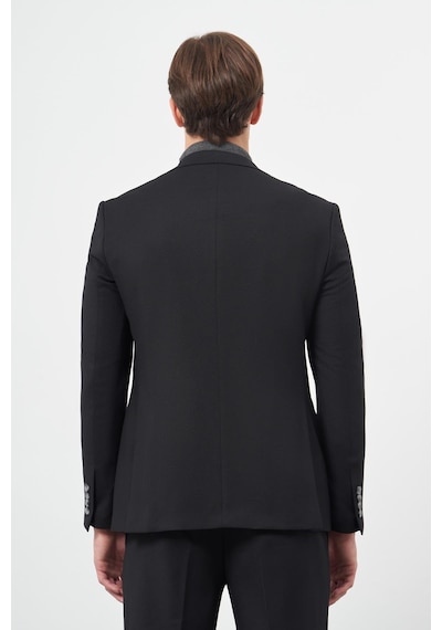 İmza Siyah Armürlü Mono Yaka Tam Astar Esnek 6 Drop Slim Fit Classic Takım Elbise 1001245175 Siyah İmza Siyah Armürlü Mono Yaka Tam Astar Esnek 6 Drop Slim Fit Classic Takım Elbise 1001245175 Siyah