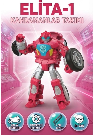 TıfılToys Transformers Kurtarma Robotları Kahraman Takımı Robottan Araca Dönüşen Elita G1758 F0719