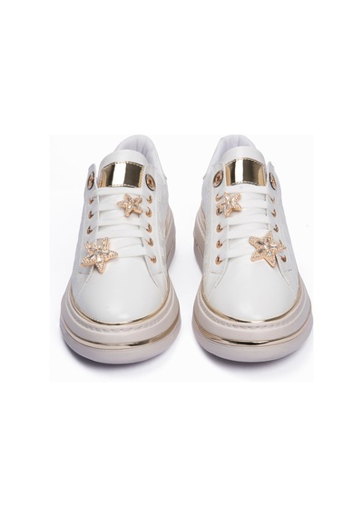 Mubiano Kadın Sneaker Gold Yıldız Detaylı Kalın Tabanlı Spor Ayakkabı Veronica Beyaz Beyaz Mubiano Kadın Sneaker Gold Yıldız Detaylı Kalın Tabanlı Spor Ayakkabı Veronica Beyaz Beyaz