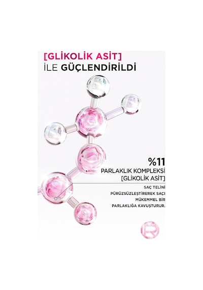 L'oreal Paris Glycolic Gloss Mükemmel Parlaklık İçin Pürüzsüzleştirici Saç Kremi 150 Ml