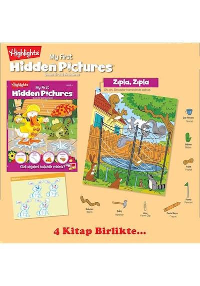 My First Hidden Pictures 4'Lü Set (Benim Ilk Gizli Resimlerim) 522418181