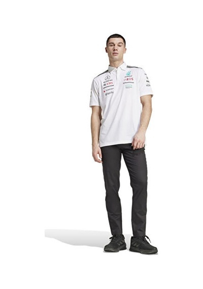 Adidas Mer Tm Polo Wm Erkek Antrenman Polo Tişört Jw0586 Beyaz Beyaz
