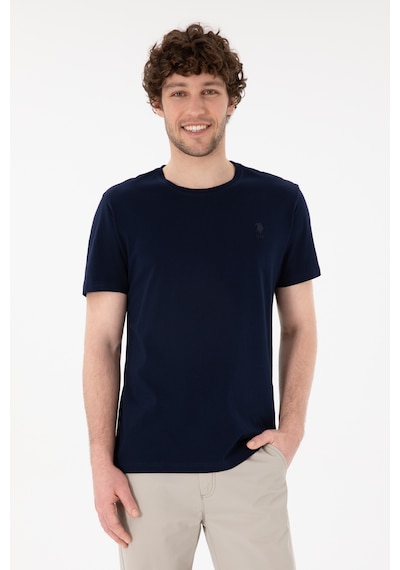 U.S. Polo Assn. Erkek Regular Fit Bisiklet Yaka Lacivert Basic Tişört 50305924-VR033 U.S. Polo Assn. Erkek Regular Fit Bisiklet Yaka Lacivert Basic Tişört 50305924-VR033