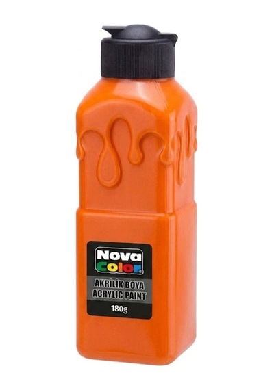 Nova Color Akrilik Boya 180gr Turuncu - 3 Adet Diğer