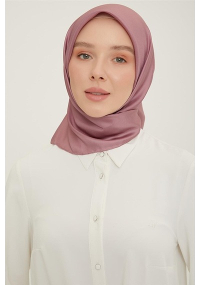 Armine Düz Boyalı %100 Twill İpek Eşarp 0010d 58
