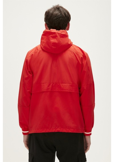 Bad Bear Hurricane Windbreaker Crimson Red Kırmızı Kanguru Cep Erkek Rüzgarlık-kırmızı Kırmızı