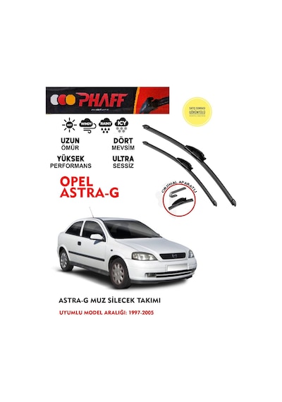Astra G Silecek Silgeç Silgi Takımı 2000 Model Araca Özel Aparat