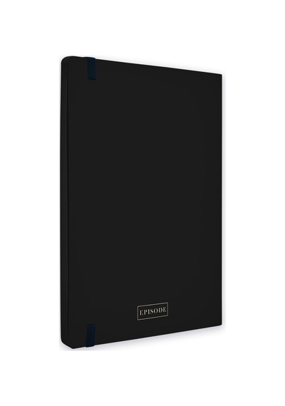 A5 Ciltli Colourblock Uno - Carbon Black Çok Renkli