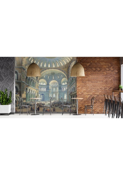 Ayasofya Camii Poster Duvar Kağıdı Renkli