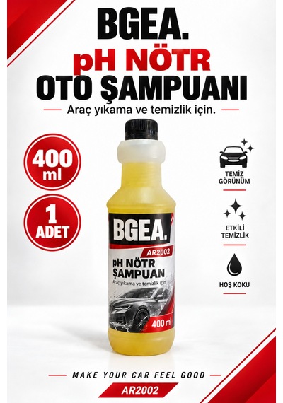 Bgea Ph Nötr Oto Yıkama Şampuanı 400 Ml