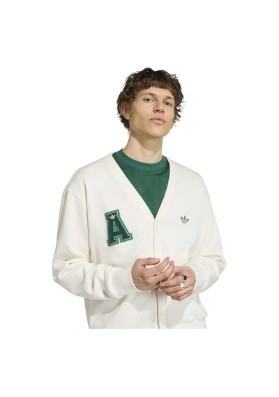 Ib7093-e Adidas Varsıty Cardıga Erkek Ceket Beyaz Ib7093-e