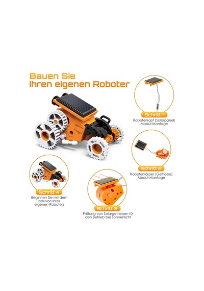 Acelife 7'si 1 Arada Güneş Enerjili Robot Kiti, 8-12 Yaş Çocuklar Için Stem Eğitim Oyuncağı, Yapı Kiti Eğitici Oyuncaklar