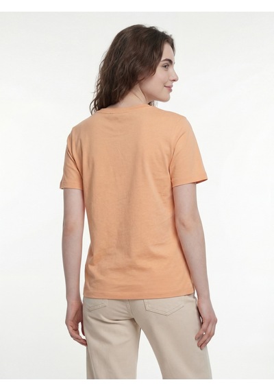 Kadın T-shirt Lf2042252 Lıght Peach Light Peach Kadın T-shirt Lf2042252 Lıght Peach Light Peach