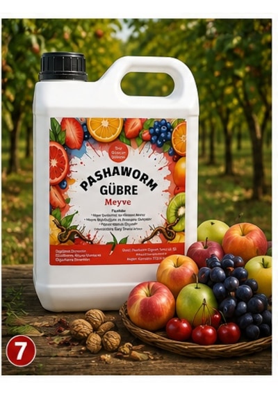 Pashaworm Meyve Konsantre Sıvı Gübre 5 L Meyve Ağaçları İçin