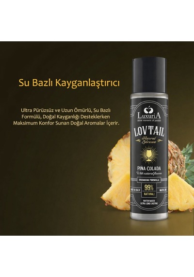 İntimateline Luxuria Lovtail Pina Colada Aromalı 60 Ml Kayganlaştırıcı Jel