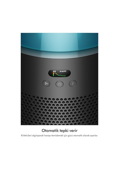 Dyson Hushjet Kompakt Hava Temizleyici Siyah/turkuaz