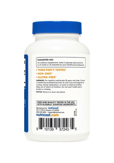 Nutricost Horse Chestnut Extract 700 Mg Per Serving, 180 Caps...