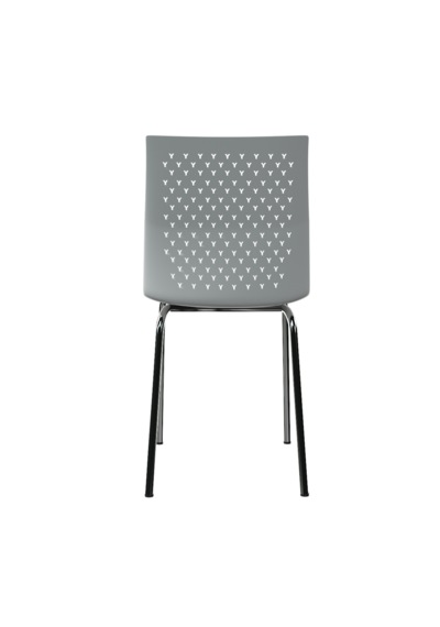 Casella Roy Plastik Sandalye Metal Krom Ayak Mutfak Salon Çalışma