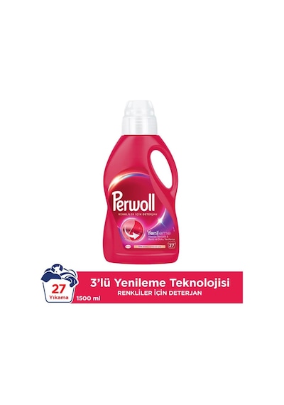 Perwoll Renkliler 2x1.485ml 27 Yıkama Çiçek Cazibesi Koyu Renkler 2x1.320ml 24 Yıkama 4'lüset (102 YIKAMA)