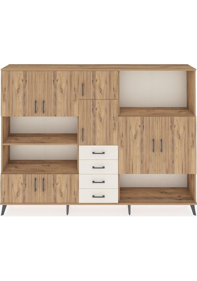 Arges Dolap 10 Raflı 4 Çekmeceli 8 Kapaklı 220x30x163 Çam-çam/ayt Çam-çam/aytaşı Arges Dolap 10 Raflı 4 Çekmeceli 8 Kapaklı 220x30x163 Çam-çam/ayt Çam-çam/aytaşı