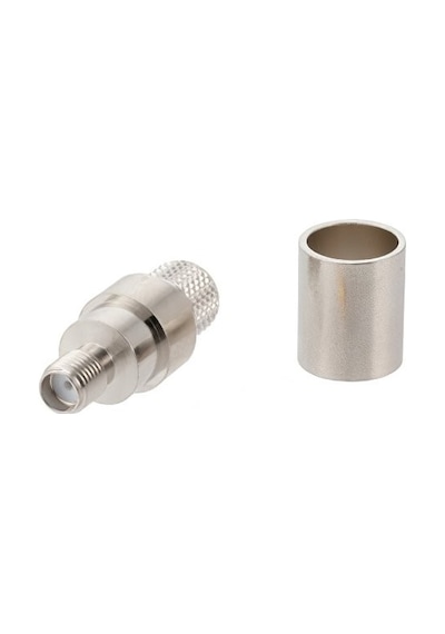 Sma Dişi Lmr400-rg8-tzc500 Sıkmalı Tip Rf Konnektör Crimp Sf400