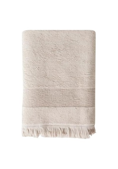 Borla Bej Banyo Havlu 90x150 Açik Gri