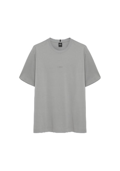 Oakley Stacked Flow Erkek T-shirt-foa407928cmt Gri