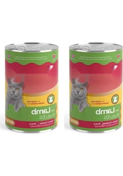 Kuzu Etli Gravy Soslu Yetişkin Kedi Konservesi, 400 Gr 2'li Paket